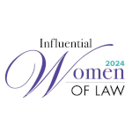 Official logo of Influential Women of Law (MiLW Influential Women), celebrating exceptional women leaders in the legal profession.