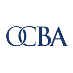 Official logo of OCBA, the Orange County Bar Association, supporting legal professionals and promoting justice in Orange County.