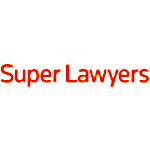 Official logo of Super Lawyers, a trusted rating service for outstanding attorneys across various practice areas.